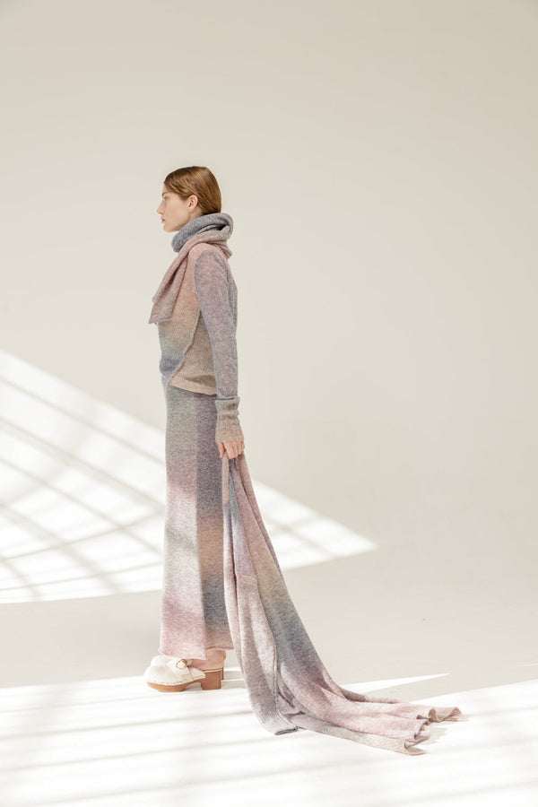 natyoural Nuance Rose long Skirt | Sustainable Dresses | Natyoural