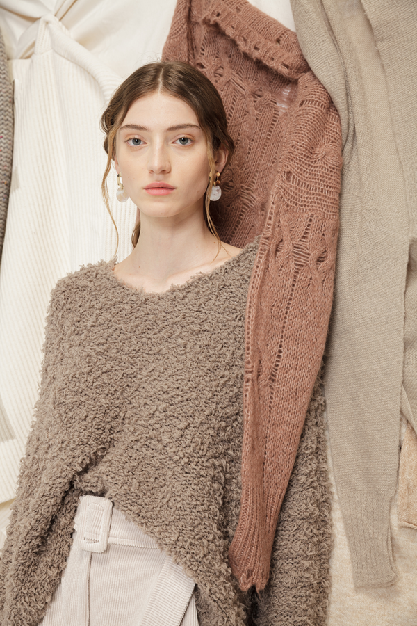 natyoural Tortora Knit Sweater | Sustainable Knitwear | Natyoural