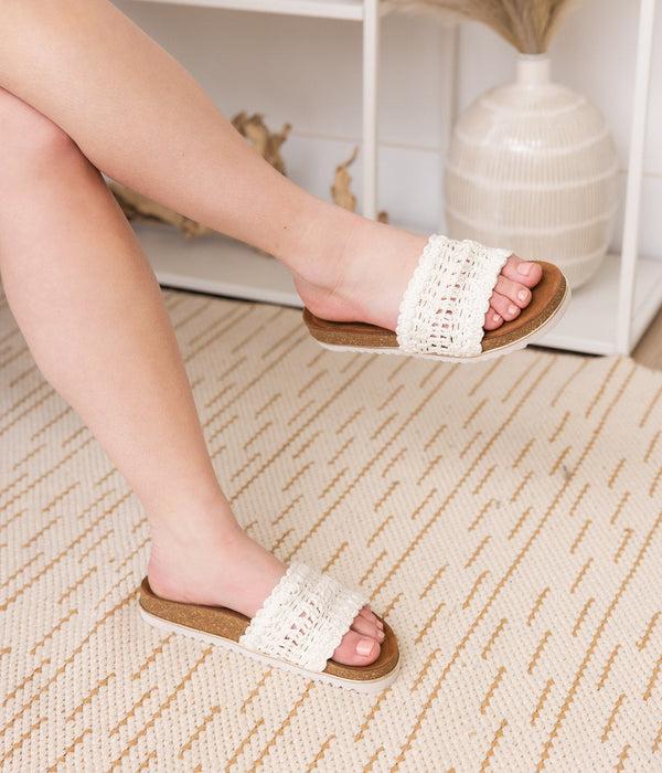 Naughty Monkey Beatty Sandals In White