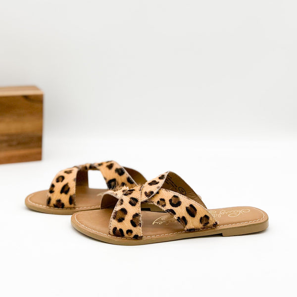 Naughty Monkey Conga Sandal In Leopard
