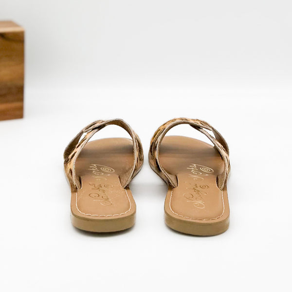 Naughty Monkey Conga Sandal In Leopard