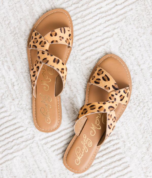 naughty monkey Conga Sandal in Leopard