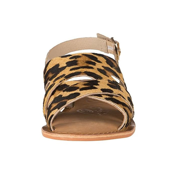 Naughty Monkey Cup Of Tea Sandals In Leopard