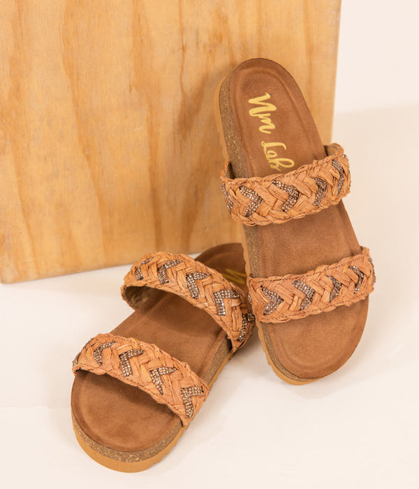 naughty monkey Fia Sandal in Tan