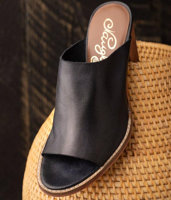 naughty monkey Hallie Heeled Sandal in Black