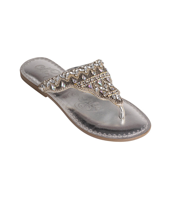 Naughty Monkey Loving U Sandals In Silver