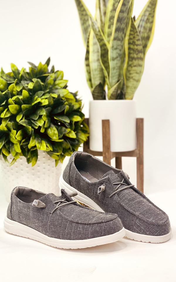 naughty monkey Maco Sneaker in Charcoal