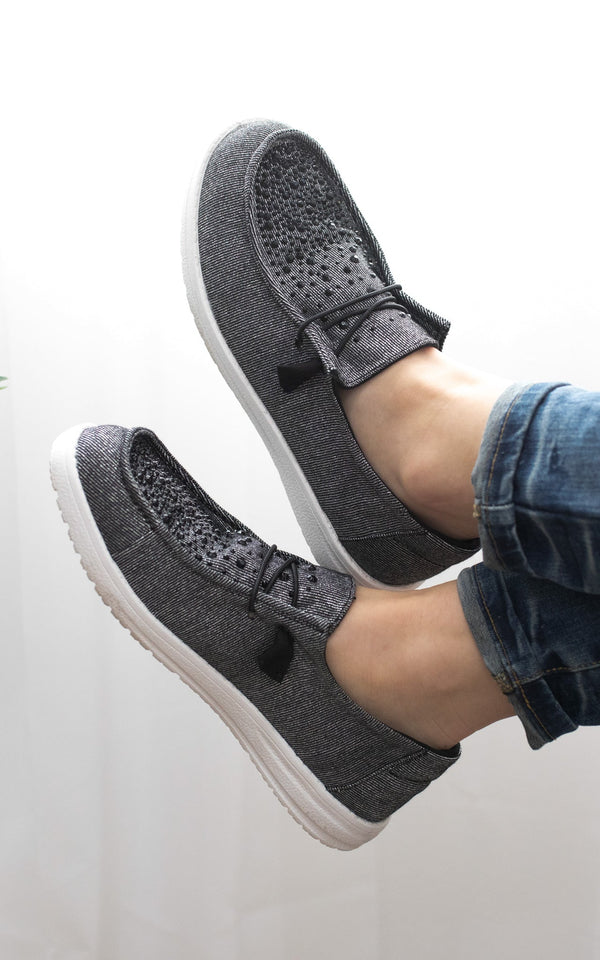 Naughty Monkey Maco Water Drop Sneaker In Black