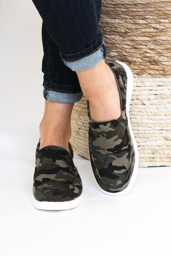 naughty monkey Maya Sneakers in Camo