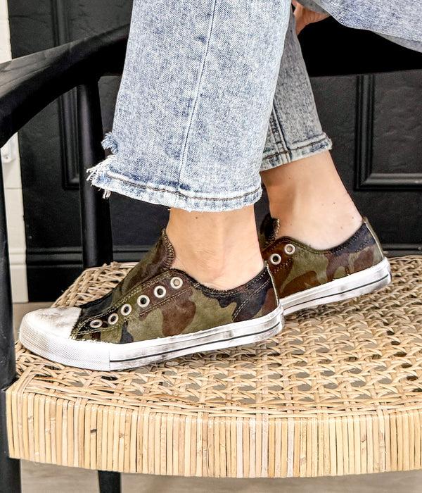 Naughty Monkey Shalomar Sneaker In Camo