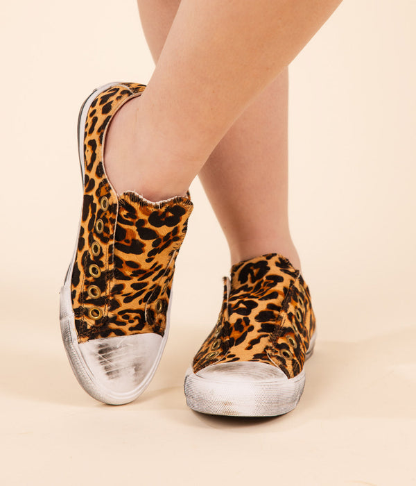 Naughty Monkey Shalomar Sneaker In Leopard