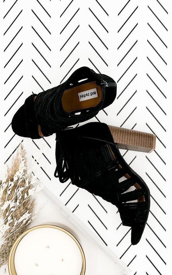 Naughty Monkey Silica Heel In Black