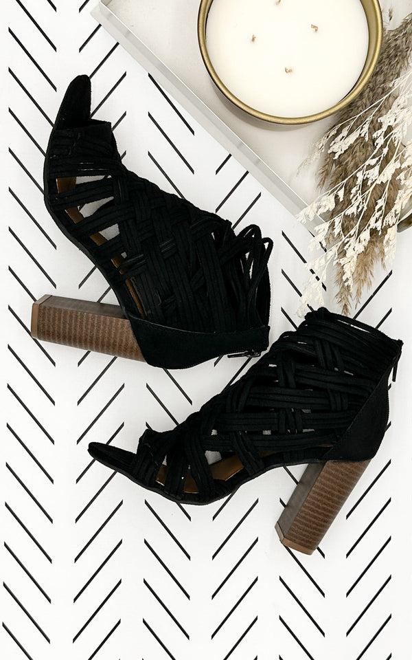 Naughty Monkey Silica Heel In Black