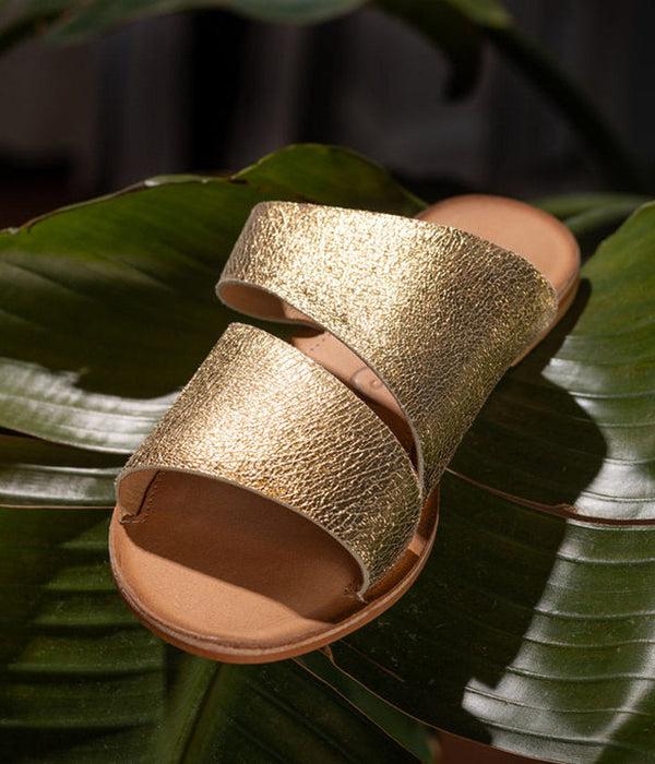 Naughty Monkey Spirited Sandals In Gold