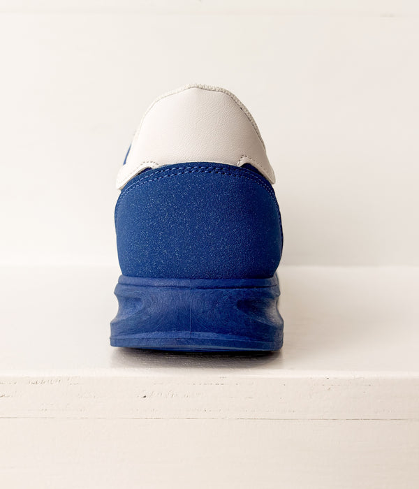 Naughty Monkey Tokyo Dual Stripe Sneakers In Blue