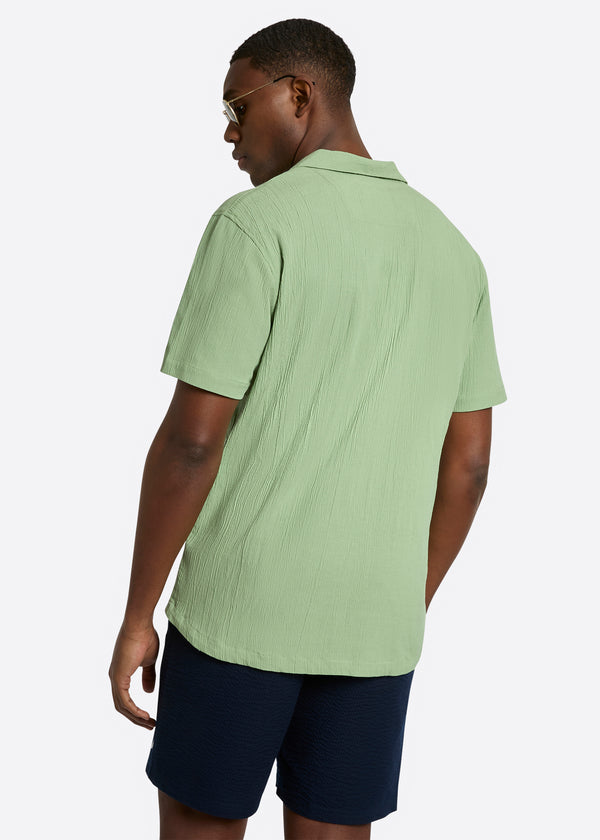 Nautica Competition Alfonso Short Sleeve Shirt - Pistachio