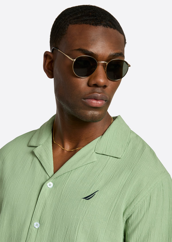Nautica Competition Alfonso Short Sleeve Shirt - Pistachio