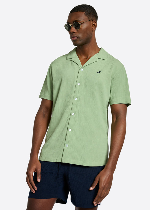 nautica competition Alfonso Short Sleeve Shirt - Pistachio