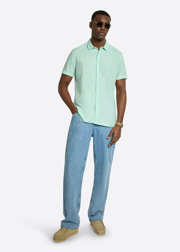 Nautica Competition Andre Short Sleeve Shirt - Peppermint