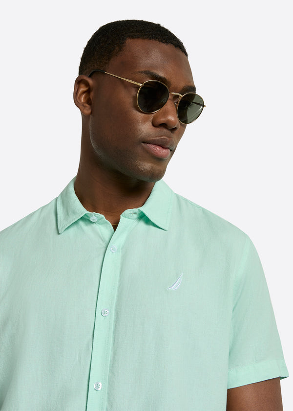 Nautica Competition Andre Short Sleeve Shirt - Peppermint