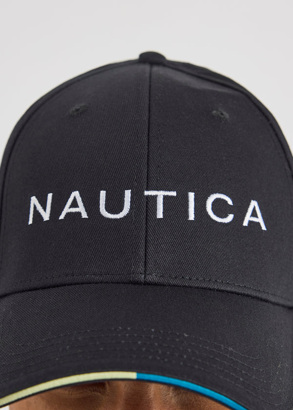 Nautica Competition Atmore Snapback Cap - Black | Nautica Official EU Store