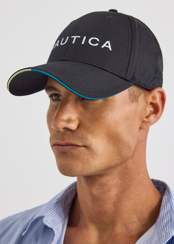 nautica competition Atmore Snapback Cap - Black | Nautica Official EU Store
