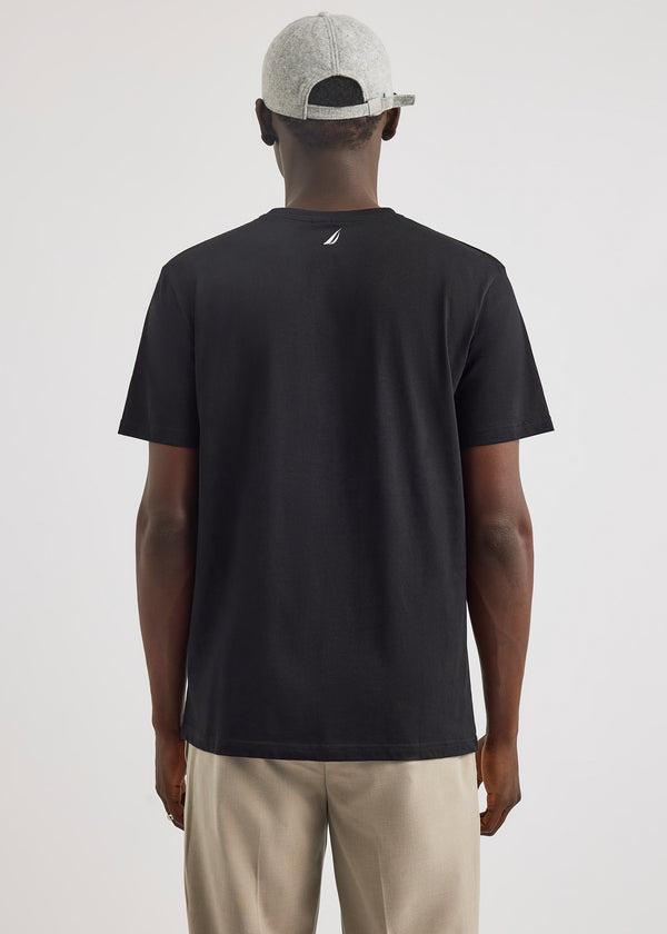 Nautica Competition Aukai SS T-Shirt - Black | Nautica Official EU Store