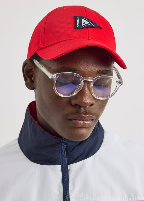 Nautica Competition Balzac Strapback Cap - Red | Nautica Official EU Store