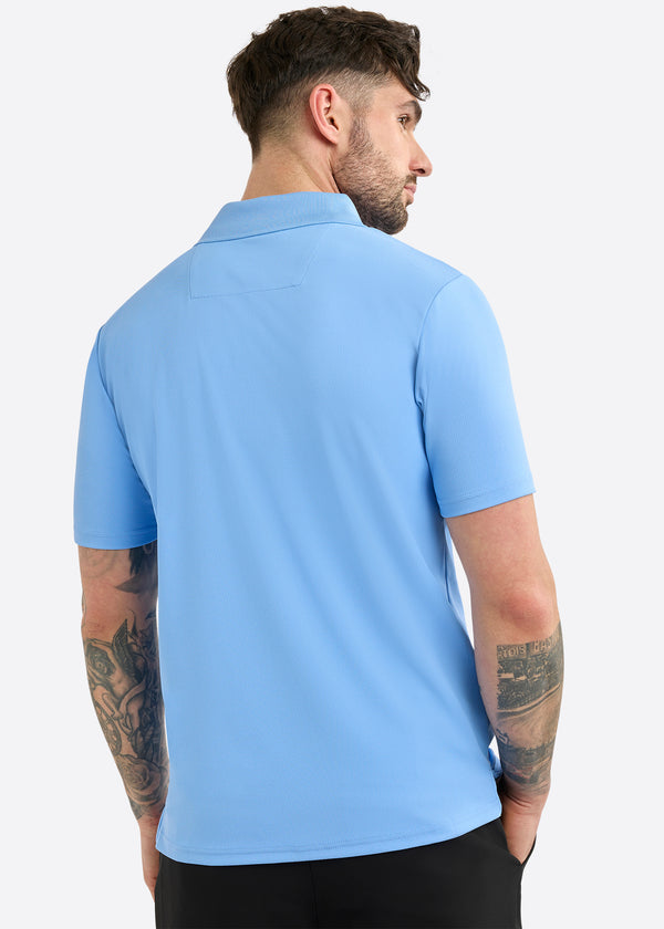 Nautica Competition Barrett Slim Fit Polo Shirt - Natural Blue