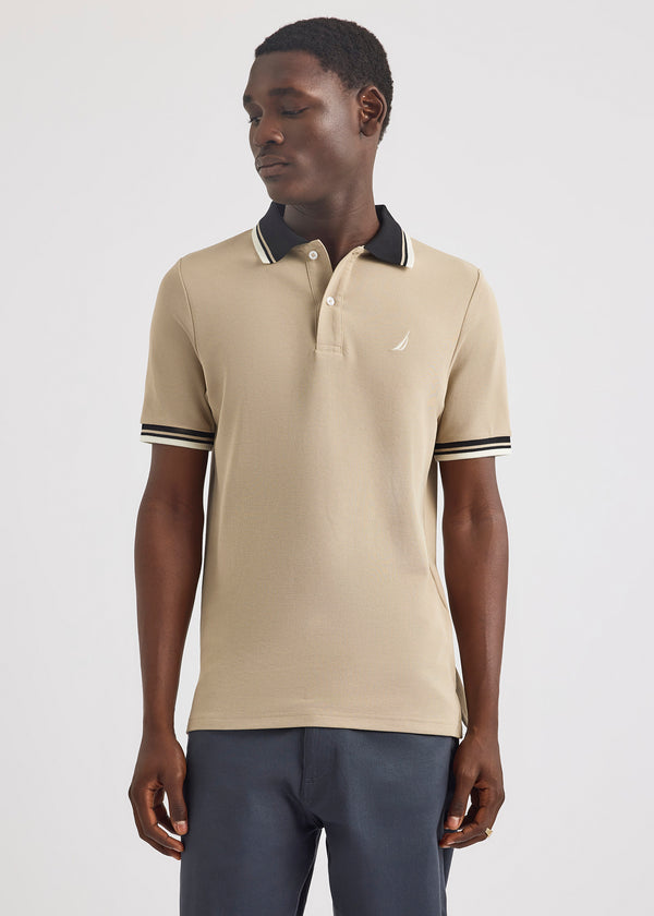 nautica competition Bayer Polo Shirt - Latte | Nautica Official EU Store