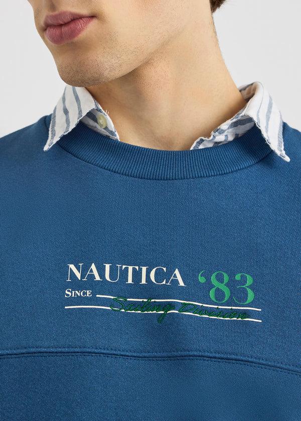 Nautica Competition Callisto Sweatshirt - Washed Denim | Nautica Official EU Store