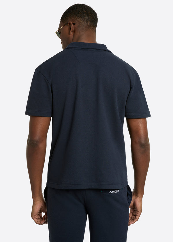 Nautica Competition Dundo Short Sleeve Shirt - Dark Navy