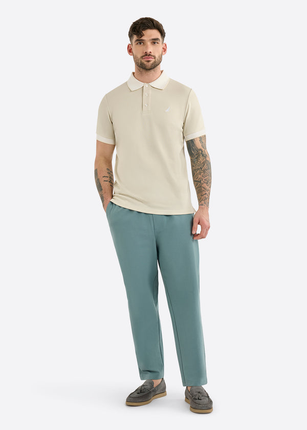 Nautica Competition Harlyn Slim Fit Polo Shirt - Buff