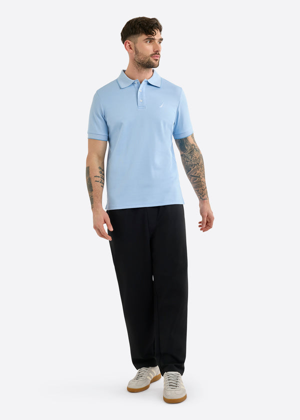 Nautica Competition Harlyn Slim Fit Polo Shirt - Natural Blue