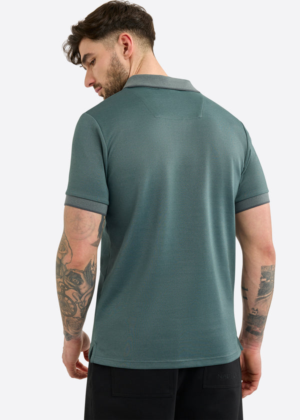 Nautica Competition Harlyn Slim Fit Polo Shirt - Shadow Grey