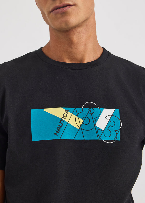 Nautica Competition Kaimana SS T-Shirt - Black | Nautica Official EU Store