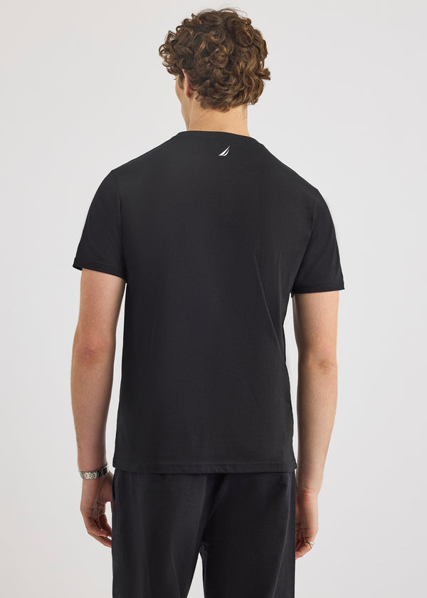 Nautica Competition Kaiwi SS T-Shirt - Black | Nautica Official EU Store