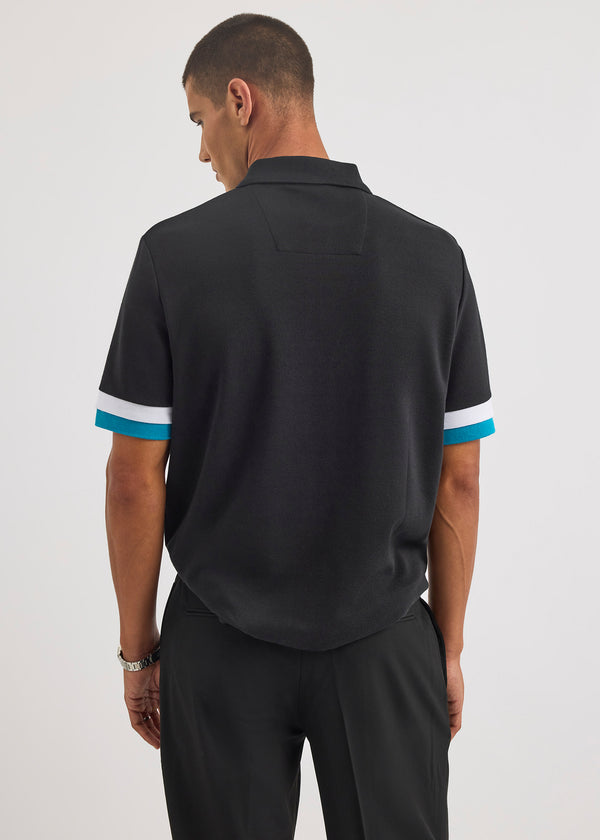 Nautica Competition Keanu Polo Shirt - Black | Nautica Official EU Store