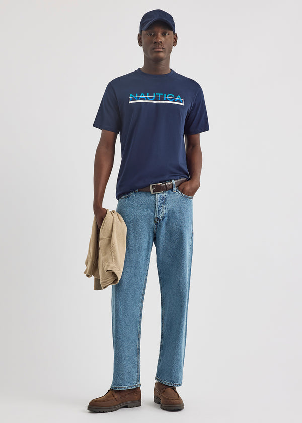 Nautica Competition Koa SS T-Shirt - Dark Navy | Nautica Official EU Store