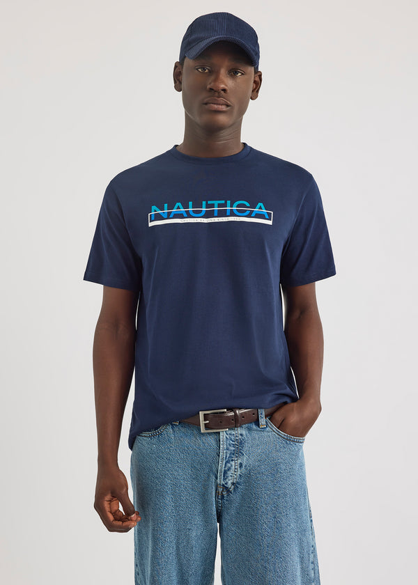nautica competition Koa SS T-Shirt - Dark Navy | Nautica Official EU Store