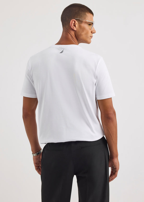 Nautica Competition Koa SS T-Shirt - White | Nautica Official EU Store