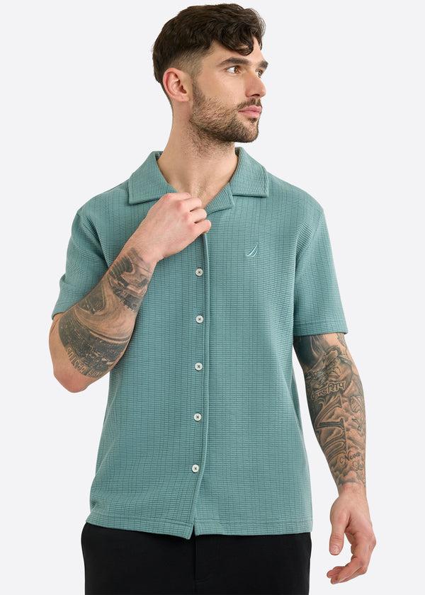 nautica competition Lundy Short Sleeve Shirt - Shadow Grey