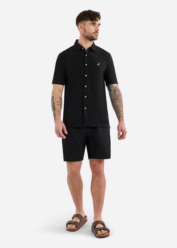 Nautica Competition Melbury Short Sleeve Shirt - Black