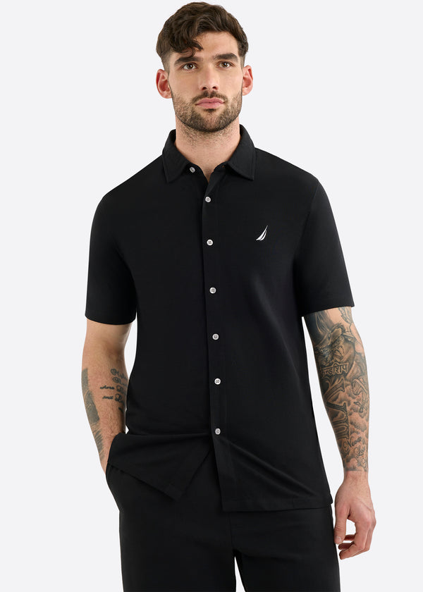 nautica competition Melbury Short Sleeve Shirt - Black