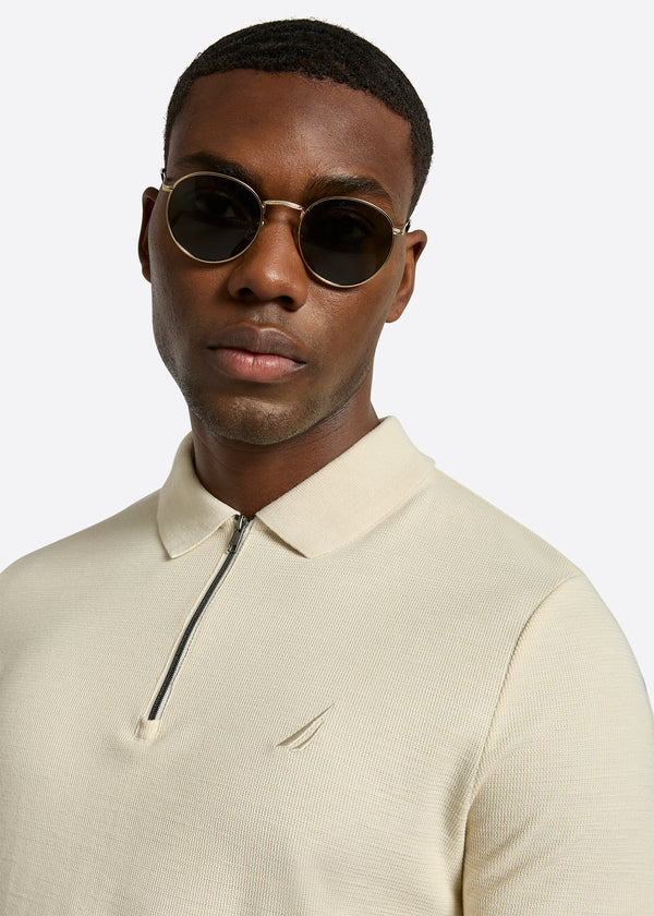 Nautica Competition Amalfi Polo Shirt - Buff