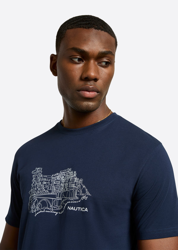 Nautica Competition Angelo T-Shirt - Dark Navy