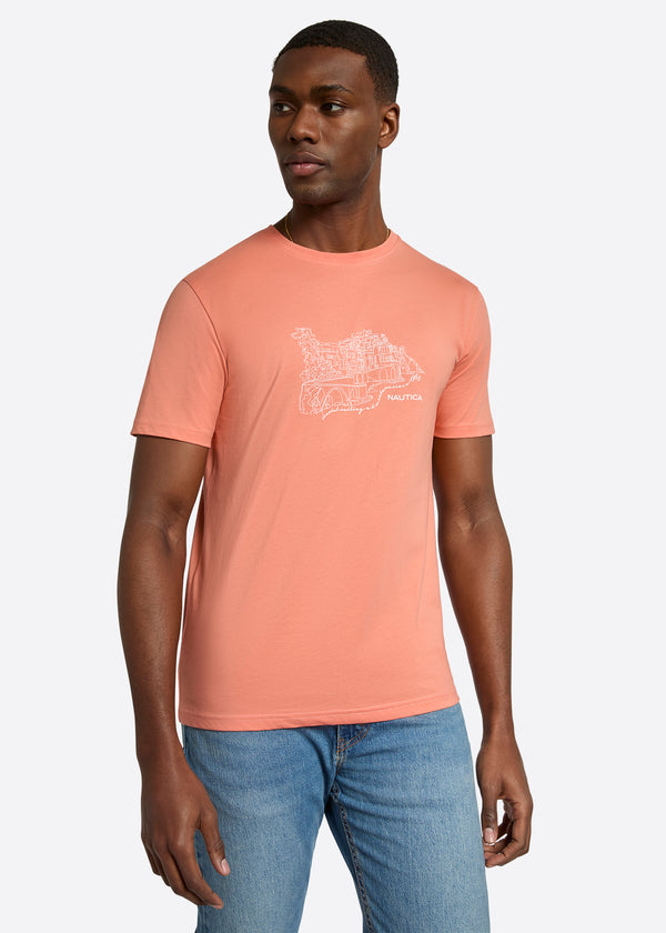 nautica competition Angelo T-Shirt - Terracotta