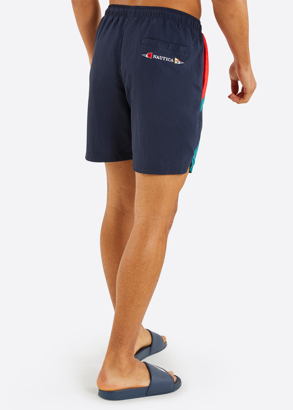 Nautica Competition Aracar 7" Swim Short - Dark Navy