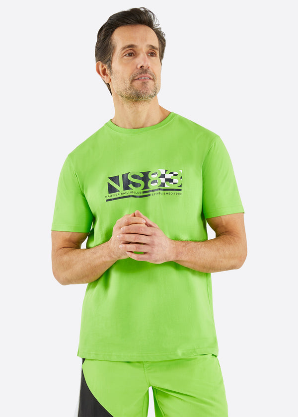 nautica competition Areto T-Shirt - Lime