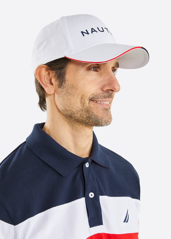 Nautica Competition Baldwin Snapback Cap - White